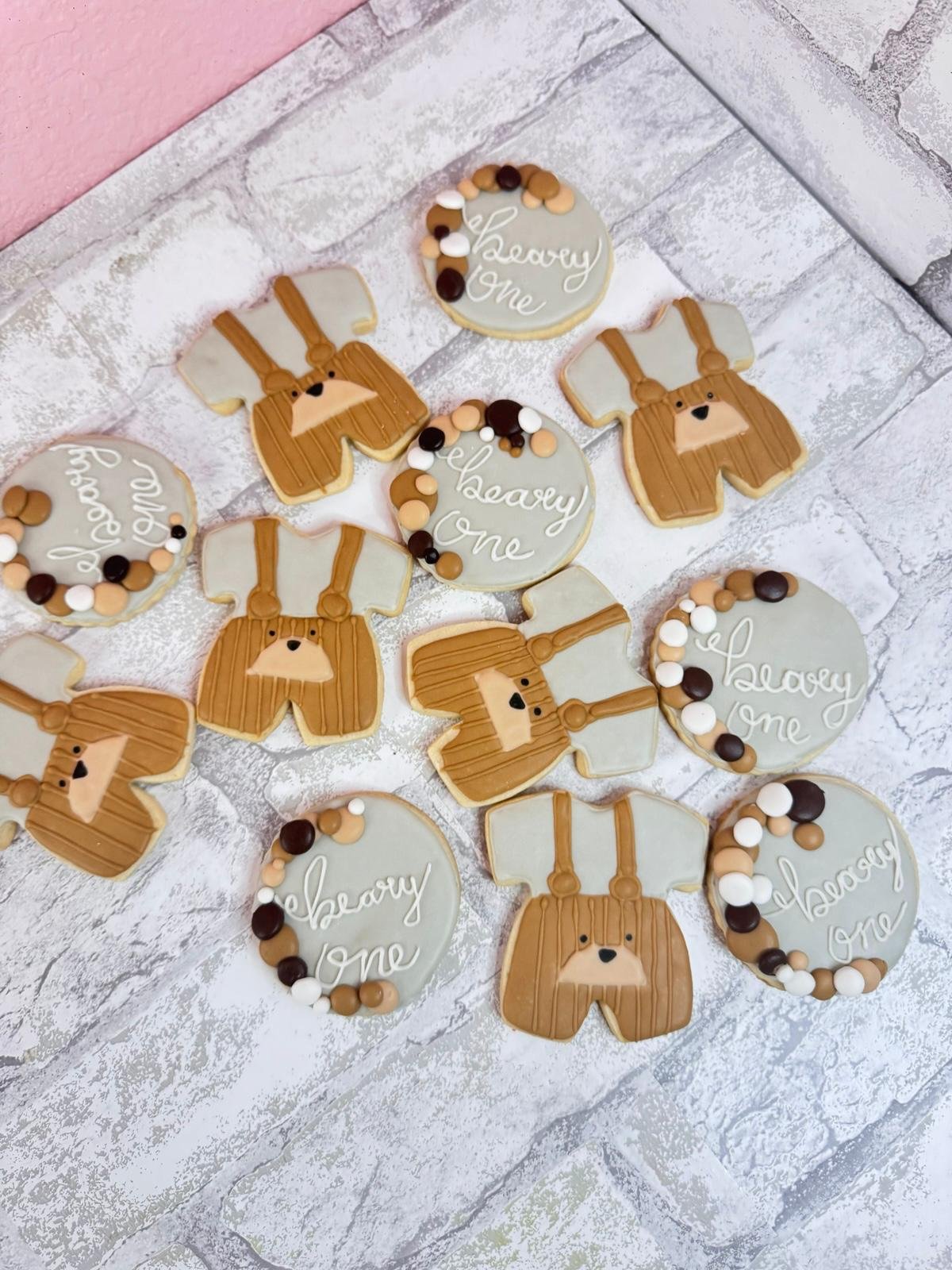 Royal icing decorated cookies