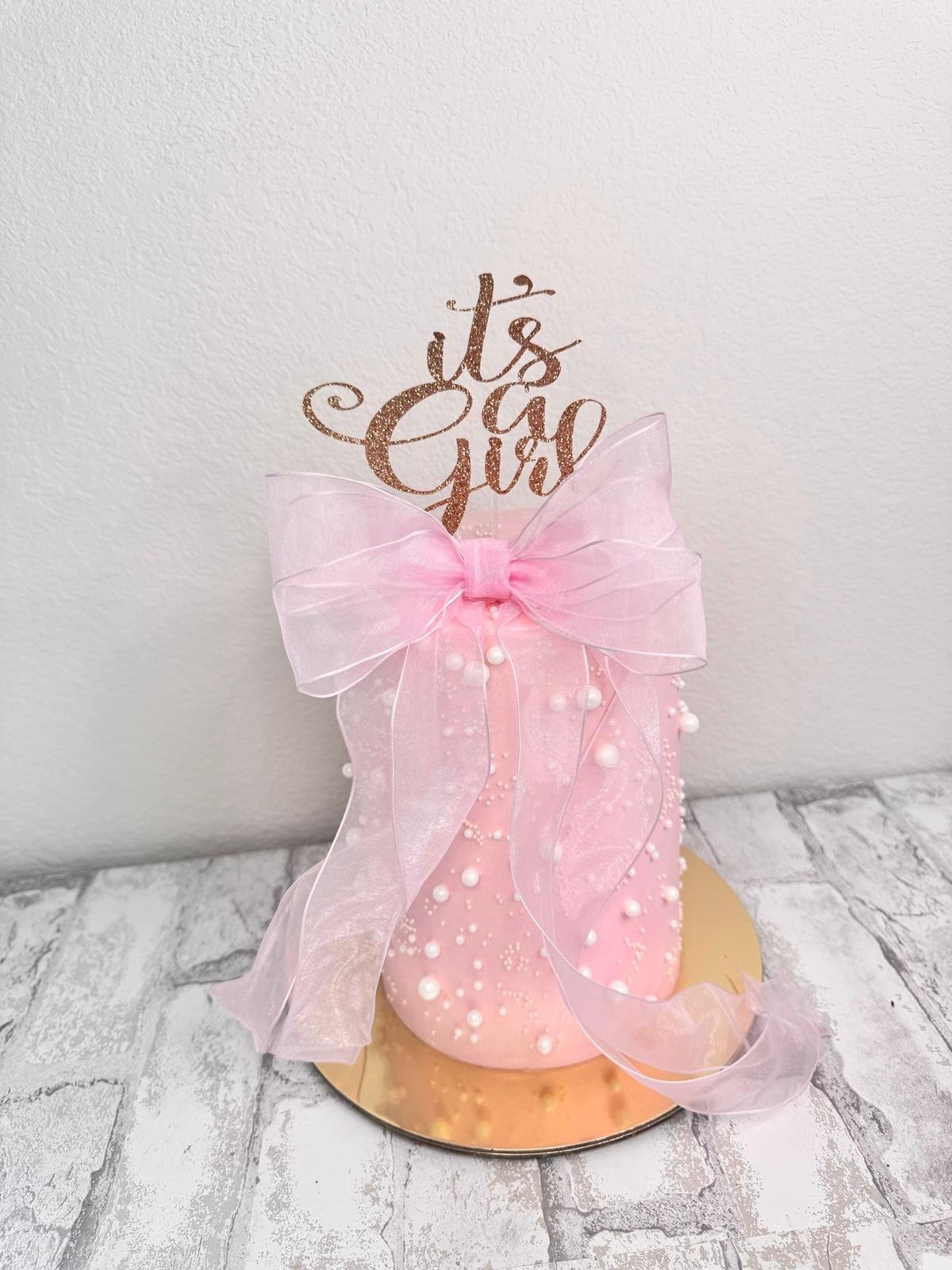 Gender Reveal Cake
