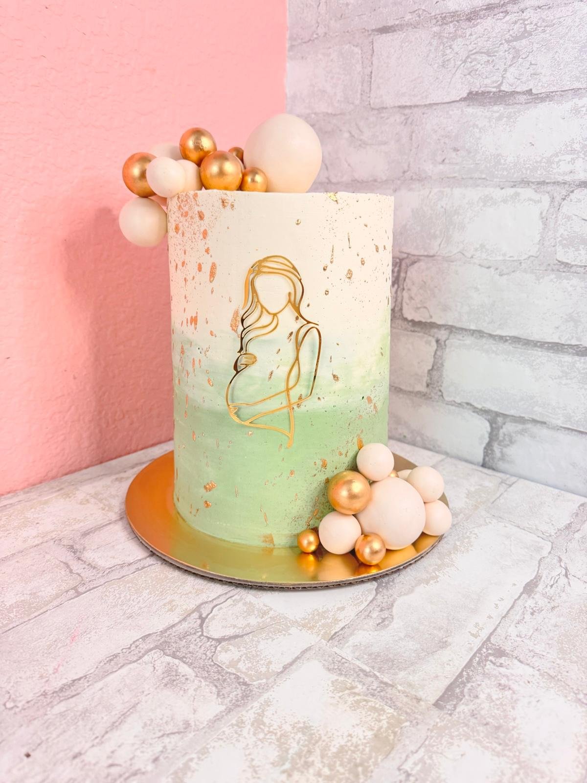 Gender Reveal Cake