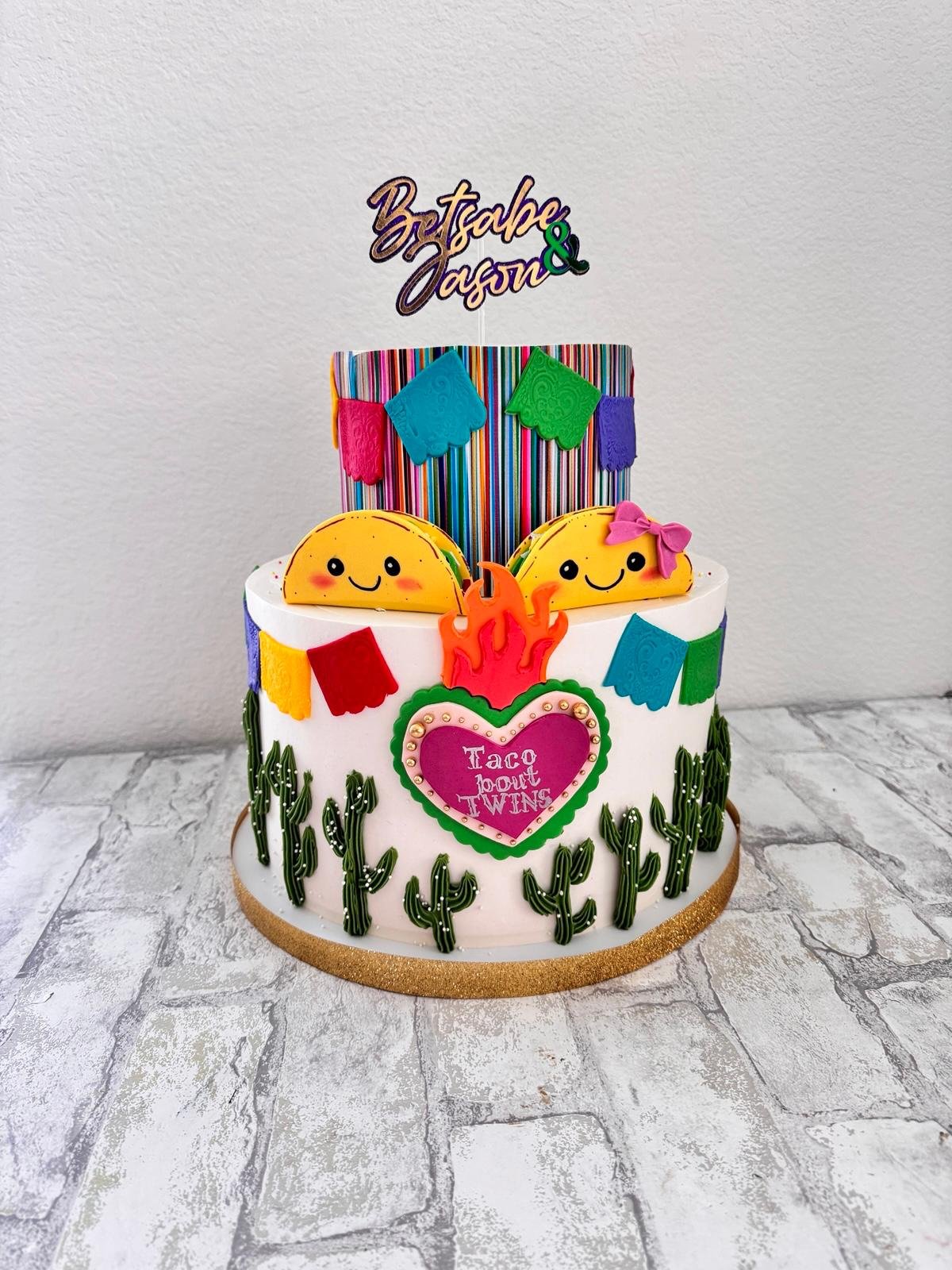 Gender Reveal Cake