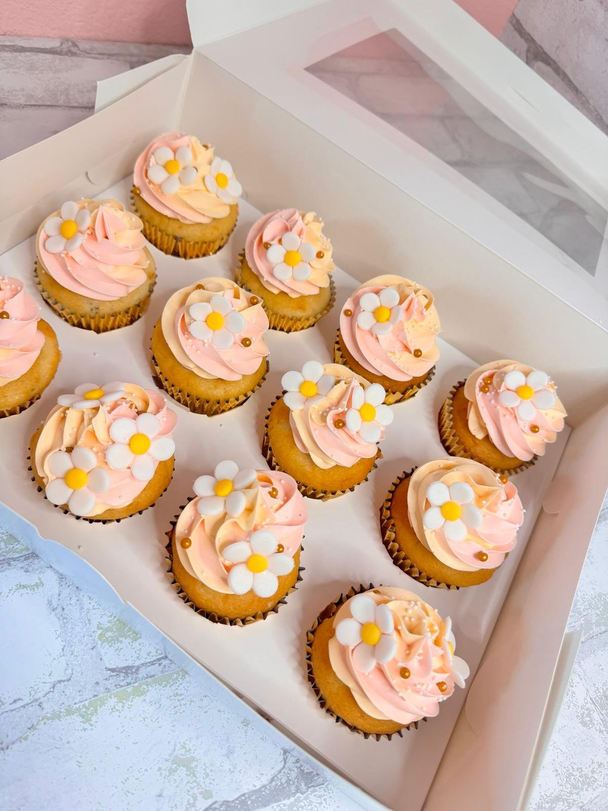 Custom cupcakes by Eat Bake Love DFW