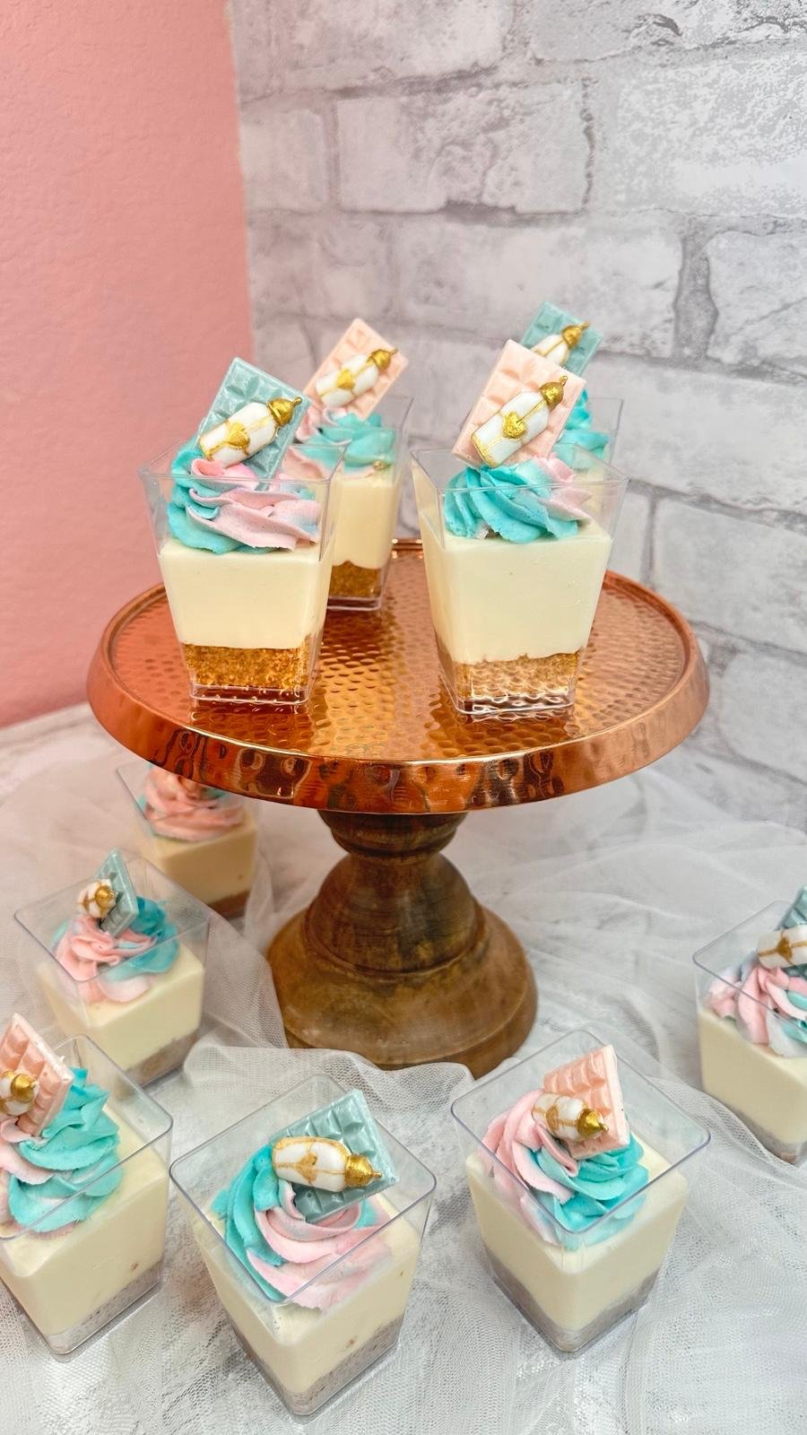 Styled dessert cups